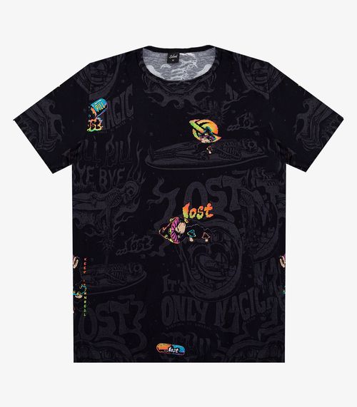 Camiseta Masculina Em Meia Malha Select Preto