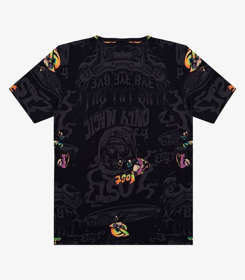 Camiseta Masculina Em Meia Malha Select Preto