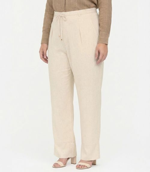 Calça Feminina Reta Secret Glam Bege