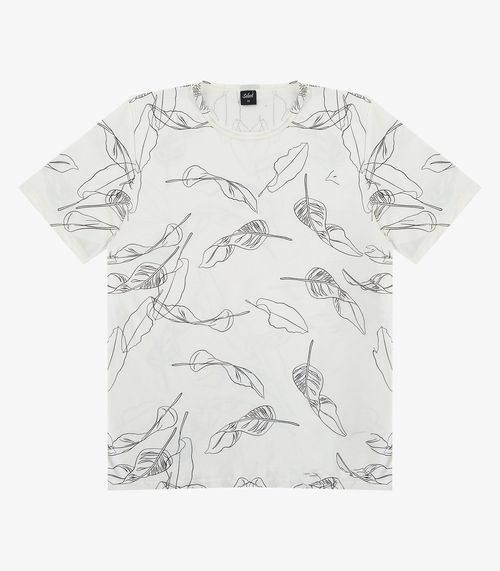 Camiseta Masculina Em Meia Malha Select Bege