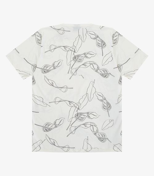 Camiseta Masculina Em Meia Malha Select Bege