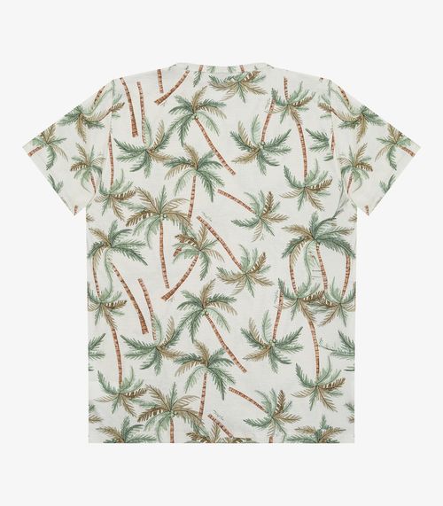 Camiseta Masculina Em Meia Malha Select Bege