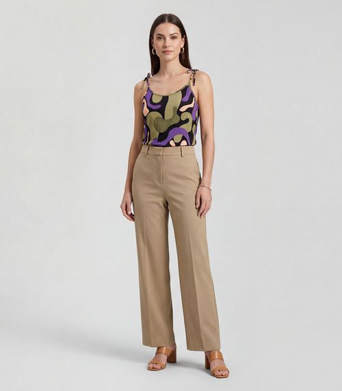 Blusa De Alça De Laço Infinita Cor Preto