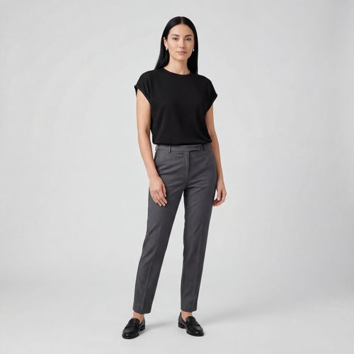 Blusa Feminina Manga Cavada Infinita Cor Preto