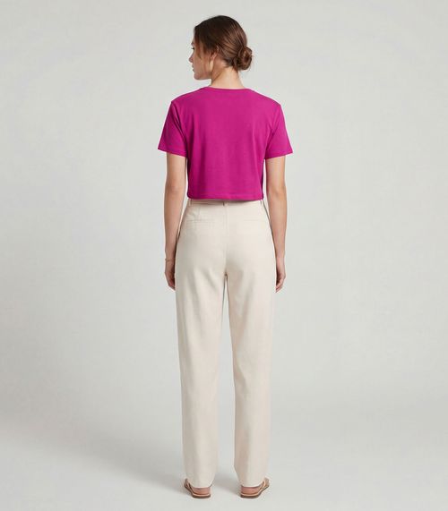 Blusa Feminina em Molecotton Viscose Infinita Cor Rosa