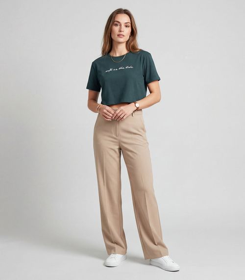 Blusa Feminina em Molecotton Viscose Infinita Cor Verde