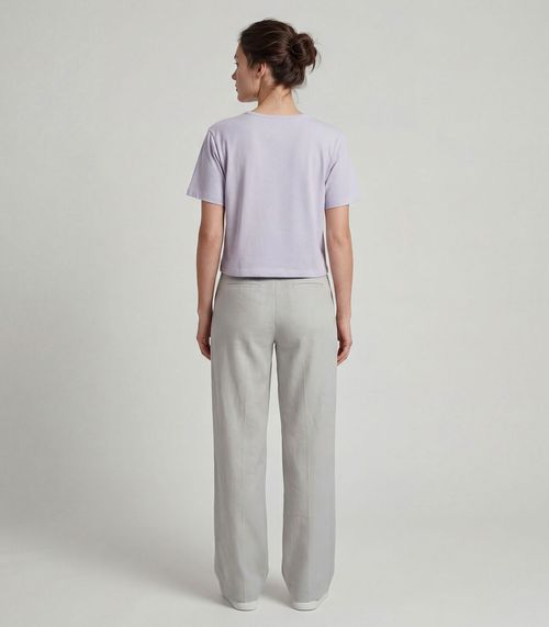 Blusa Feminina em Molecotton Viscose Infinita Cor Bege