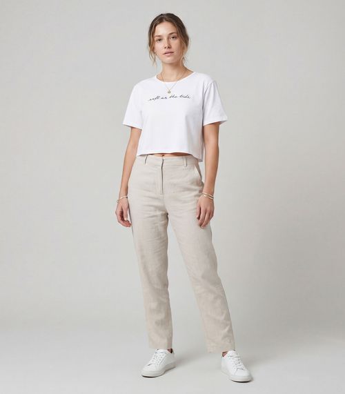 Blusa Feminina em Molecotton Viscose Infinita Cor Branco