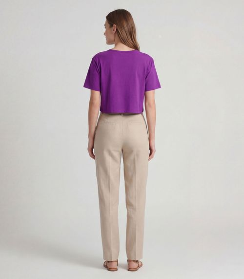 Blusa Feminina em Molecotton Viscose Infinita Cor Roxo