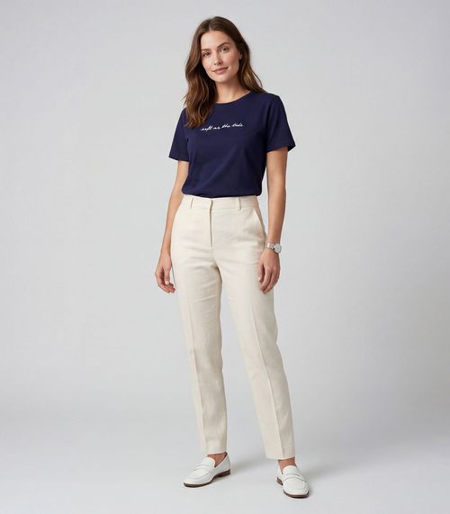 Blusa Feminina em Molecotton Viscose Infinita Cor Azul