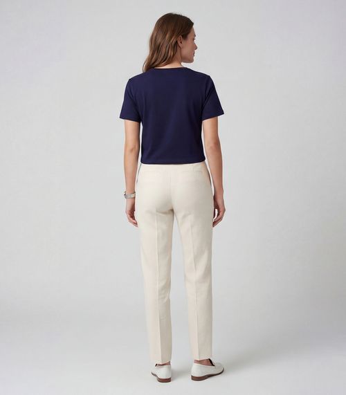 Blusa Feminina em Molecotton Viscose Infinita Cor Azul