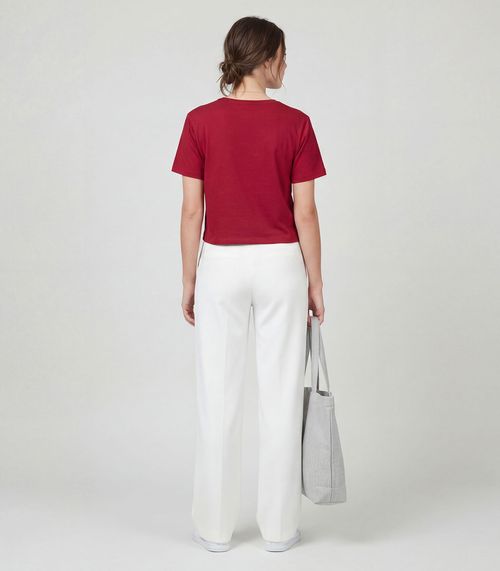 Blusa Feminina em Molecotton Viscose Infinita Cor Vermelho