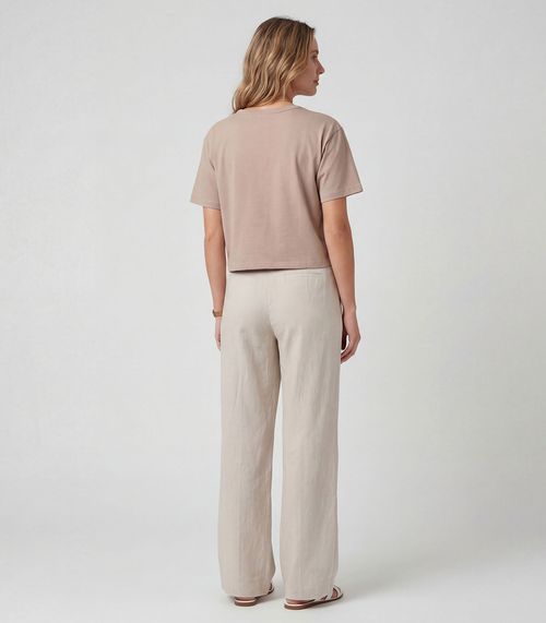 Blusa Feminina em Molecotton Viscose Infinita Cor Marrom