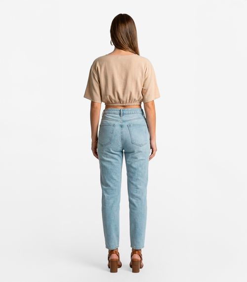 Blusa Feminina Em Viscose Infinita Cor Marrom