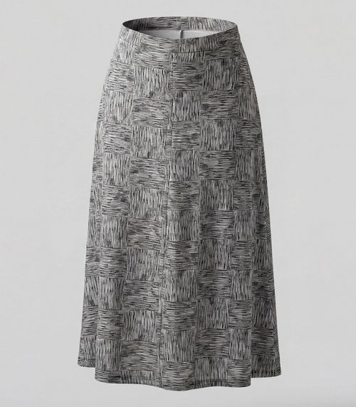 Saia Midi Com Recorte Nas Costas Infinita Cor Bege