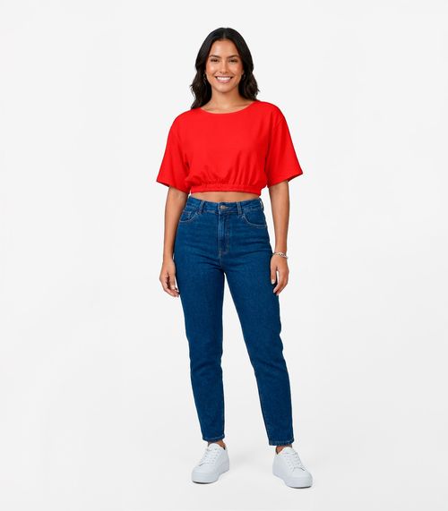 Blusa Feminina Em Viscose Infinita Cor Laranja