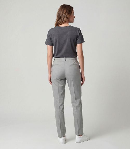 Blusa Feminina em Molecotton Viscose Infinita Cor Cinza