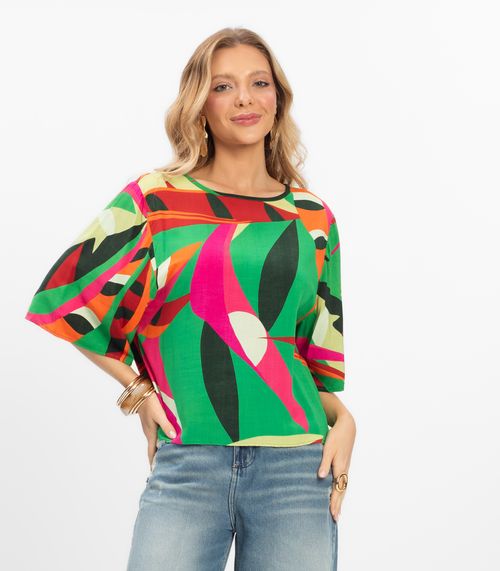 Blusa Feminina Viscose Khyara Rovitex Verde