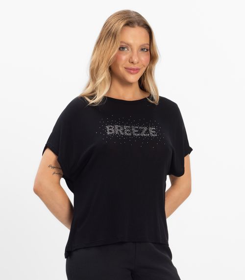 Blusa Feminina Visco Tricot Rovitex Preto