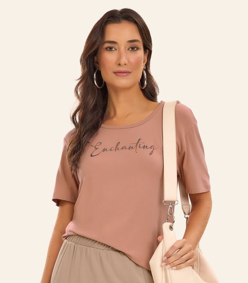 Blusa Feminina Vicotorcion Rovitex Marrom