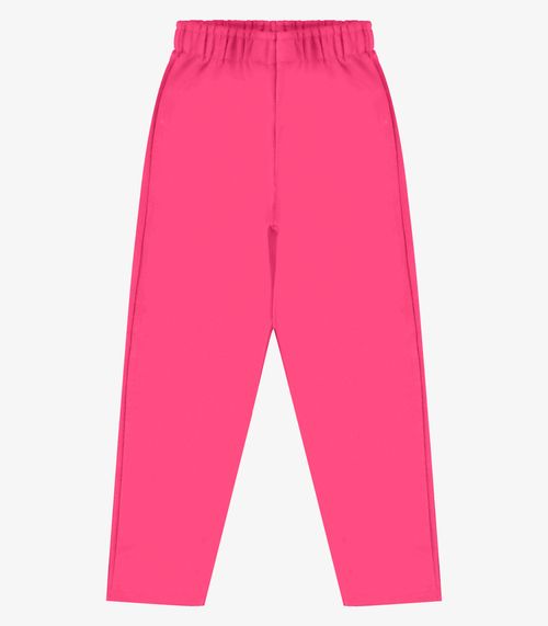 Calça Infantil Moletom Rovitex Kids Rosa