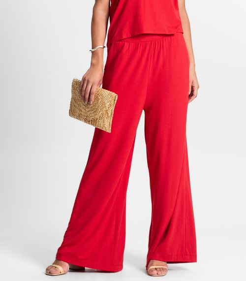 Calça Feminina Em Molecotton Rovitex Vermelho