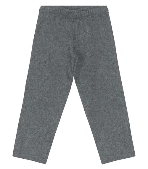 Calça Infantil Moletom Rovitex Kids Cinza