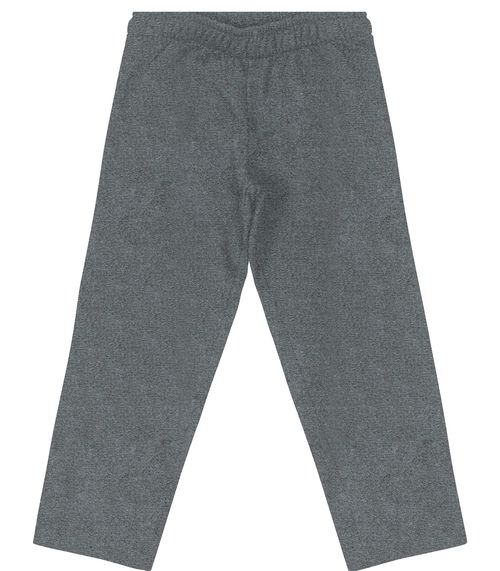 Calça Infantil Moletom Rovitex Kids Cinza