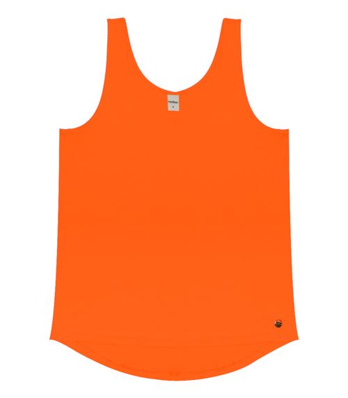 Regata Feminina Básica em Viscotorcion Rovitex Laranja