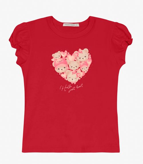 Blusa Feminina em Cotton Leve Trick Nick Vermelho