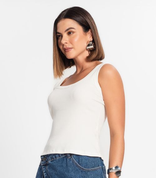 Regata Feminina Em Ribana Rovitex Bege