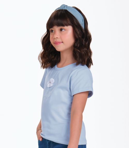 Conjunto Infantil Blusa com Shorts Trick Nick Azul