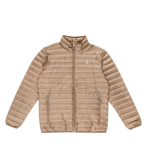 Jaqueta Masculina Microfibra Com Bolsos Diametro Marrom