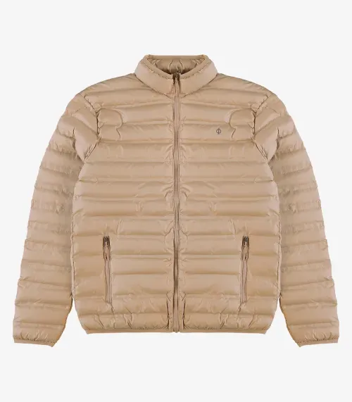 Jaqueta Masculina Microfibra Com Bolsos Diametro Marrom