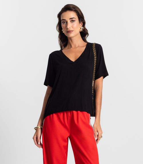 Blusa Feminina Lisa Endless Preto