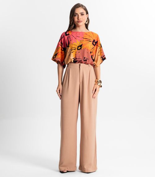 Calça Pantalona Feminina Endless Marrom