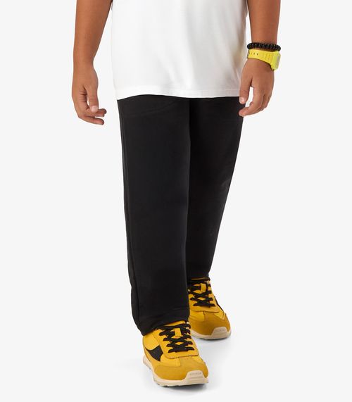 Calça Moletom Menino Rovi Kids Preto