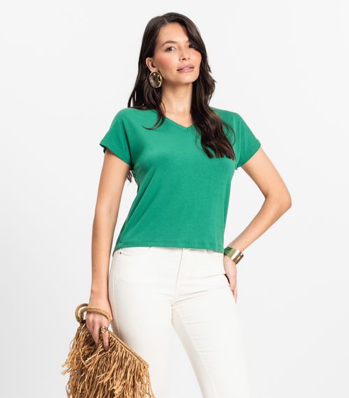 Blusa Feminina Viscotorcion Rovitex Verde