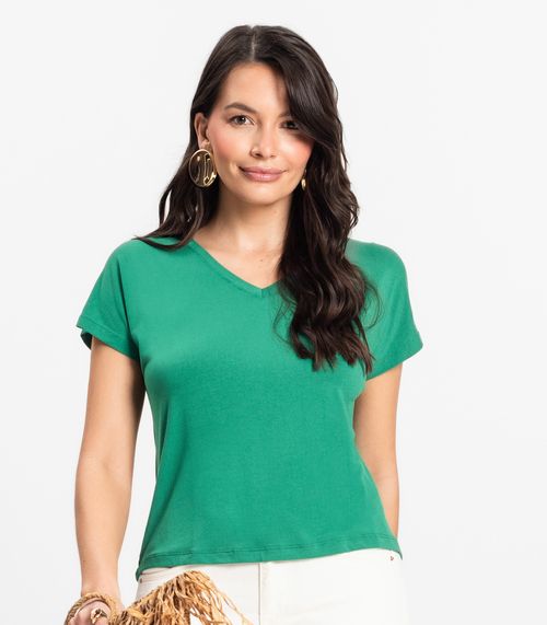 Blusa Feminina Viscotorcion Rovitex Verde