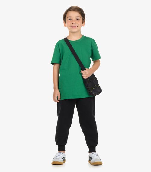 Calça Básica Unissex Infantil Rovi Kids Preto