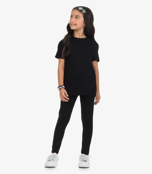 Calça Legging Infantil Feminina Rovi Kids Preto