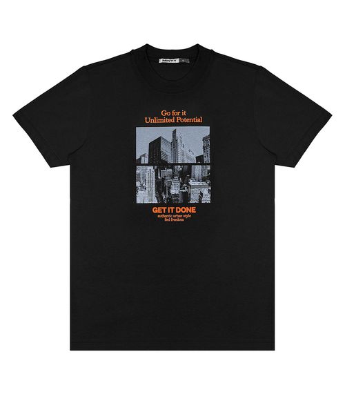 Camiseta Juvenil Feminina Minty Preto