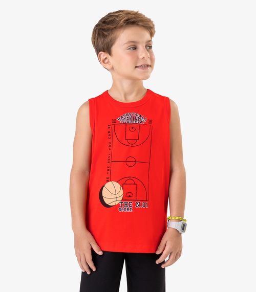 Regata Meia Malha Rovi Kids Laranja