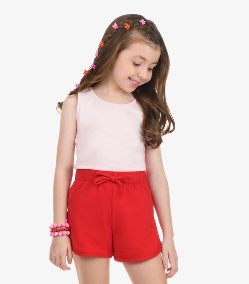 Regata Básica Infantil Feminina Rovi Kids Rosa