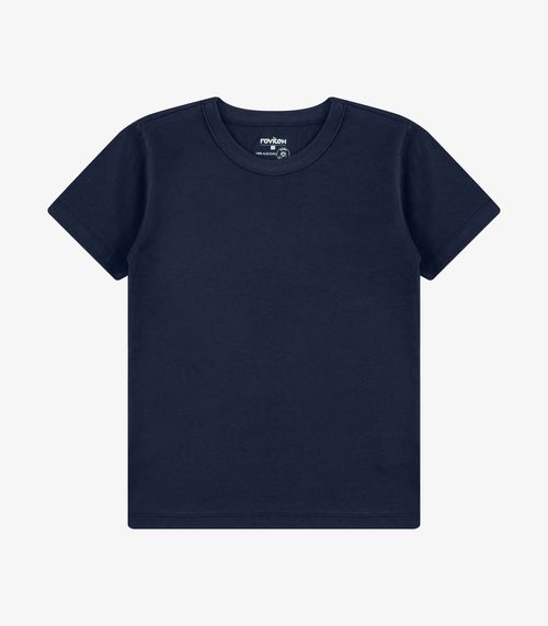 Camiseta Infantil Masculina Básica Rovi Kids Azul