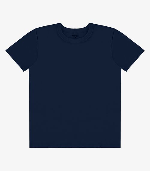 Camiseta Infantil Masculina Básica Rovi Kids Azul