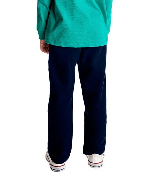 Calça Infantil Moletom Rovitex Kids Azul