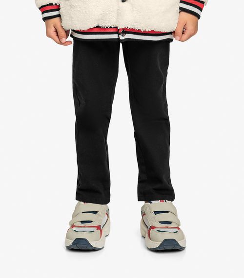 Calça Infantil Masculina Em Sarja Trick Nick Preto
