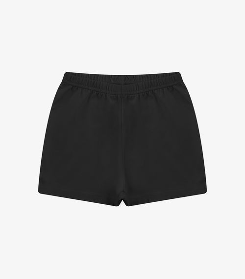 Shorts em Cotton Leve Rovi Kids Preto