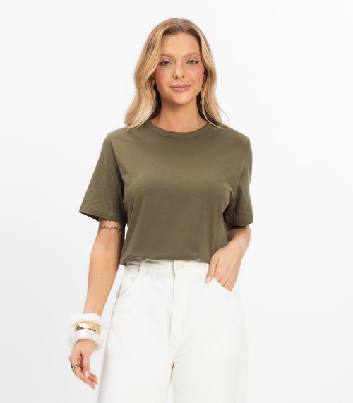 Camiseta Básica Unissex Rovitex Verde